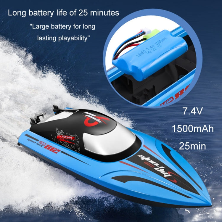 812 High-Speed RC Boat Large Horsepower Speedboat Long Endurance Waterproof Boys Water Toy Dual Batteries(Blue) - RC Boats by PMC TechLife | Online Shopping South Africa | PMC TechLife | Buy Now Pay Later Mobicred