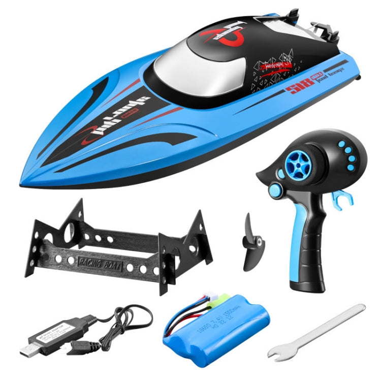 812 High-Speed RC Boat Large Horsepower Speedboat Long Endurance Waterproof Boys Water Toy Dual Batteries(Orange) - free shipping - PMC Jewellery - Order now!