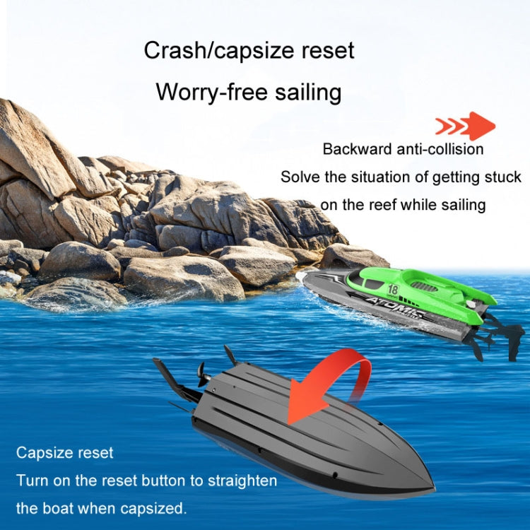 EB02 2.4G Wireless RC Boat Circulating Water-Cooled High-Speed Speedboat Racing Boat Model Toy(Orange) - RC Boats by PMC TechLife | Online Shopping South Africa | PMC TechLife | Buy Now Pay Later Mobicred
