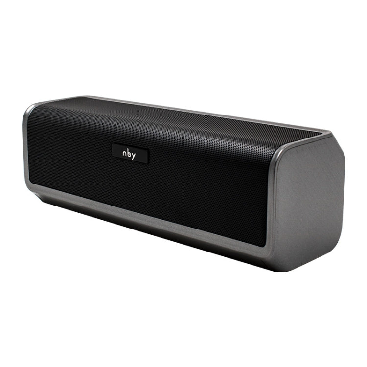 NBY 6690 TWS Couplet FM Multifunctional Desktop Plug-in Card Bluetooth Speaker(Grey) - free shipping - PMC Jewellery - Order now!