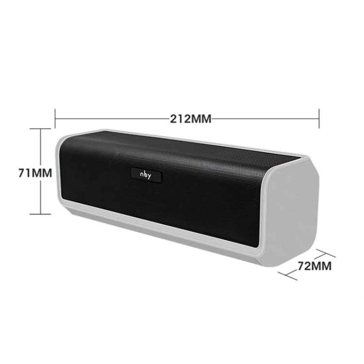 NBY 6690 TWS Couplet FM Multifunctional Desktop Plug-in Card Bluetooth Speaker(Grey) - free shipping - PMC Jewellery - Order now!