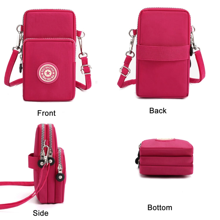 Crossbody Mobile Phone Bag Vertical Coin Purse with Armband for Women(Black) -  by PMC TechLife | Online Shopping South Africa | PMC TechLife | Buy Now Pay Later Mobicred