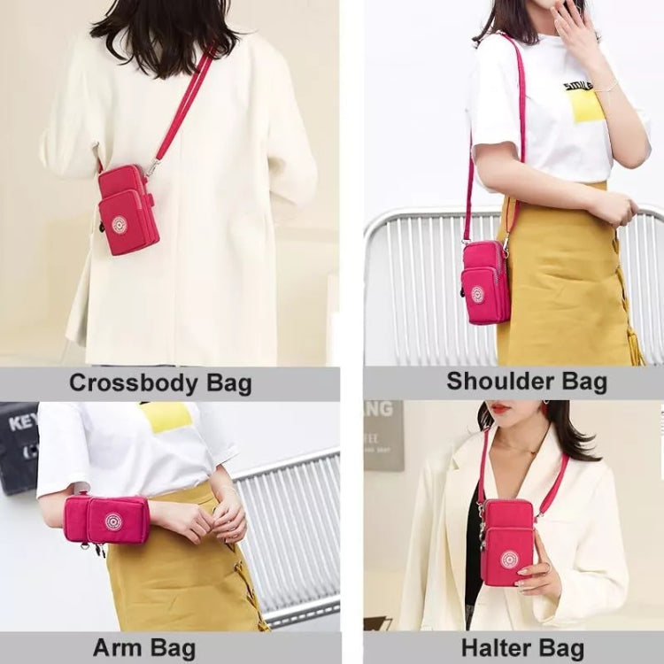 Crossbody Mobile Phone Bag Vertical Coin Purse with Armband for Women(Black) -  by PMC TechLife | Online Shopping South Africa | PMC TechLife | Buy Now Pay Later Mobicred