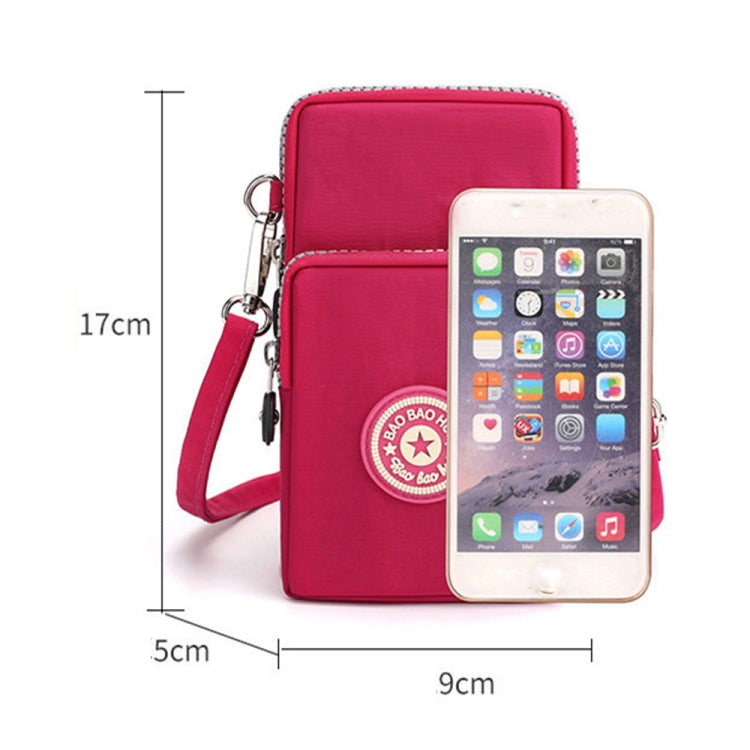 Crossbody Mobile Phone Bag Vertical Coin Purse with Armband for Women(Black) -  by PMC TechLife | Online Shopping South Africa | PMC TechLife | Buy Now Pay Later Mobicred