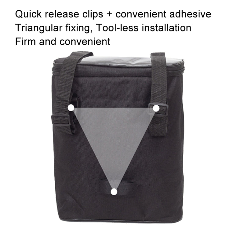 Electric Bike Riding Hanging Bag Large Capacity Waterproof Bicycle Front Hanging Bag(Blue) - Bicycle Bags by PMC TechLife | Online Shopping South Africa | PMC TechLife | Buy Now Pay Later Mobicred