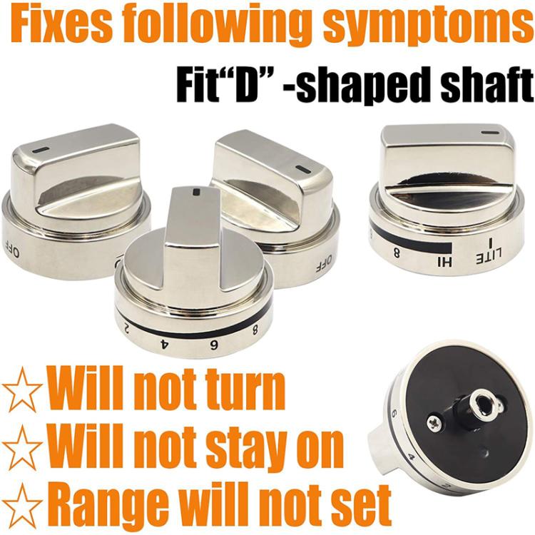 Oven Stove Knob Assembly For AEZ73453509/AEZ72909008(Silver) - Replacement Accessories by PMC TechLife | Online Shopping South Africa | PMC TechLife | Buy Now Pay Later Mobicred