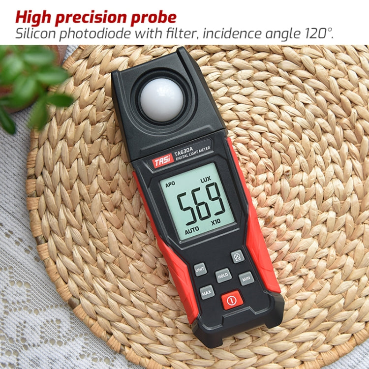TASI TA630A Integrated Digital Light Meter Illuminance Lux Meter Backlight LCD Display 0.1-200000LUX/0.01-20000FC Light Sensor Tester - Light & Sound Meter by TASI | Online Shopping South Africa | PMC TechLife | Buy Now Pay Later Mobicred