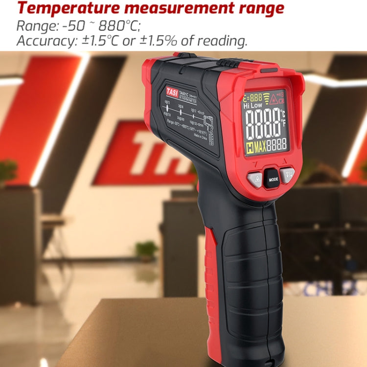 TASI TA601C -50-880 Degrees Celsius Infrared Thermometer Electronic Color Screen Thermometer - free shipping - PMC TechLife - Order now!