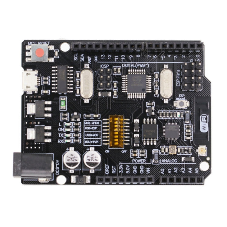 WIFI R3 Atmega328p+ESP8266 (32MB Memory), USB-TTL CH3 Development Board - Boards & Shields by PMC TechLife | Online Shopping South Africa | PMC TechLife | Buy Now Pay Later Mobicred