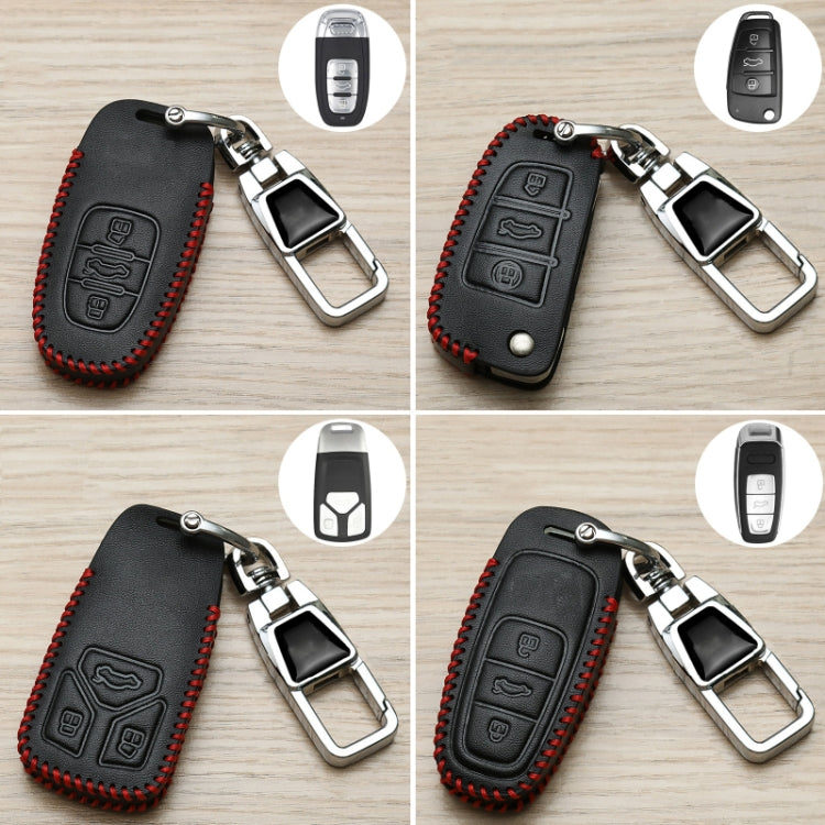 For Audi D Car Folding Key Cover Multifunctional Keychain Anti-lost Number Plate - Car Key Cases by PMC TechLife | Online Shopping South Africa | PMC TechLife | Buy Now Pay Later Mobicred