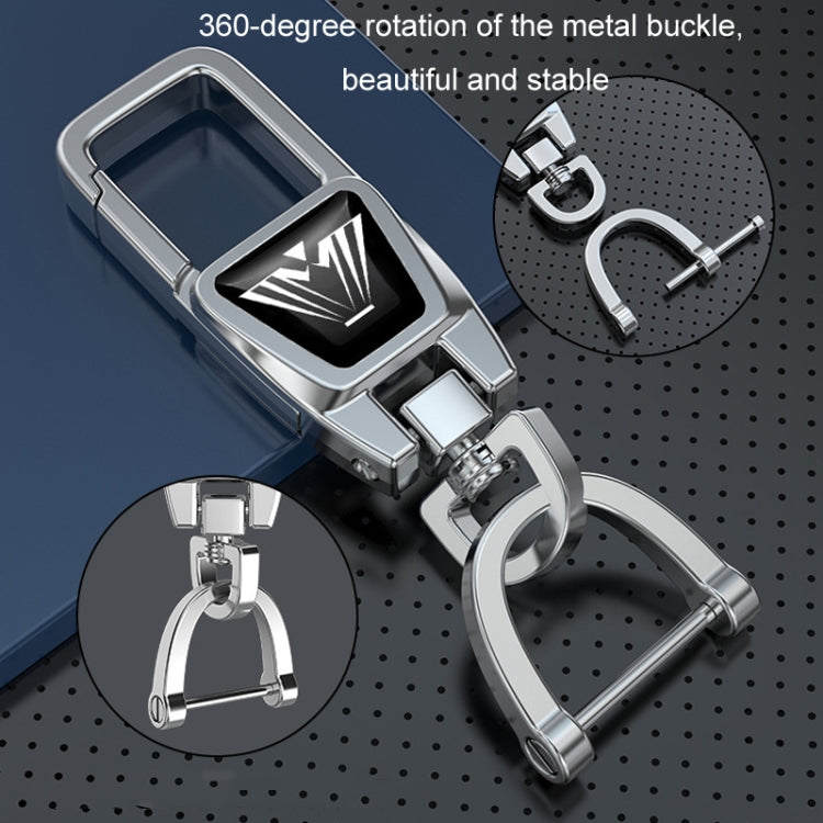 For Audi B Car Folding Key Cover Multifunctional Keychain Anti-lost Number Plate - Car Key Cases by PMC TechLife | Online Shopping South Africa | PMC TechLife | Buy Now Pay Later Mobicred