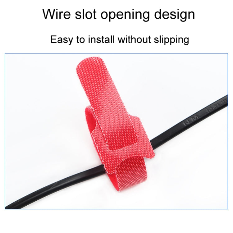 20pcs Nylon Fixed Packing Tying Strap Data Cable Storage Bundle, Model: 10 x 100mm Red - Cable Organizer by PMC Jewellery | Online Shopping South Africa | PMC Jewellery | Buy Now Pay Later Mobicred