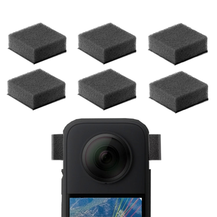 For Insta360 X4 / X3 6pcs /Pack Noise Canceling Windproof Cotton Camera Accessories - Others by PMC TechLife | Online Shopping South Africa | PMC TechLife | Buy Now Pay Later Mobicred