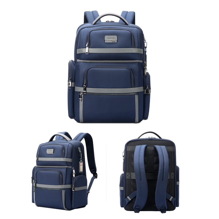 Bopai 61-121601 Large Capacity Waterproof Business Laptop Backpack With USB+Type-C Port(Blue) - free shipping - PMC Jewellery - Order now!