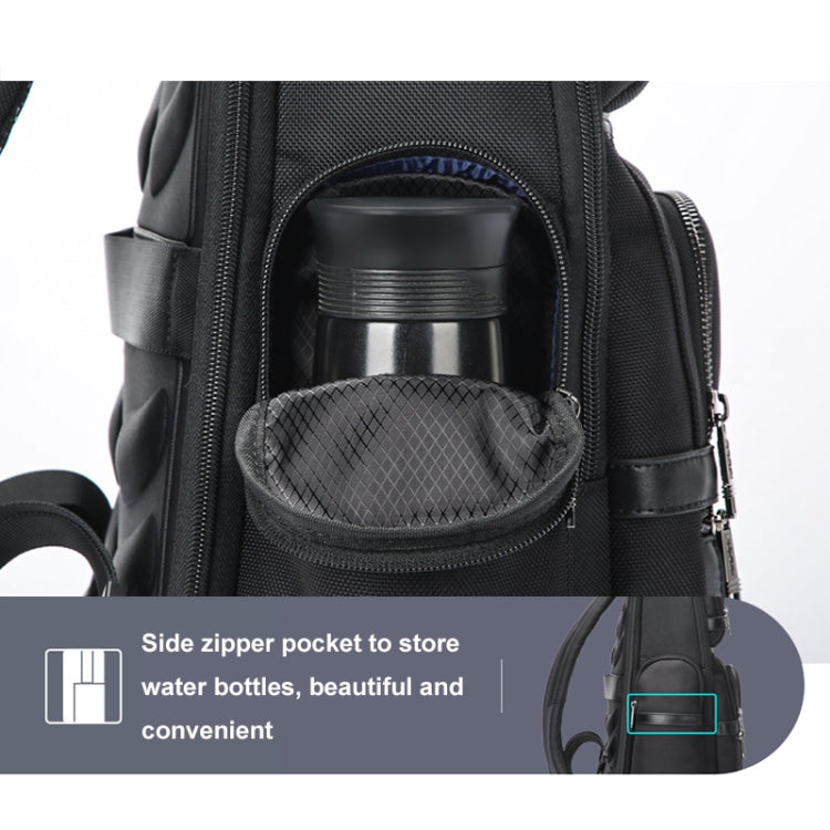 Bopai 61-121601 Large Capacity Waterproof Business Laptop Backpack With USB+Type-C Port(Blue) - free shipping - PMC Jewellery - Order now!