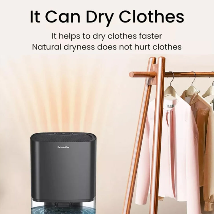 1L 36W Air Dehumidifier for Home Damp Drying Clothes with 7 colors Light EU Plug(White) - free shipping - PMC TechLife - Order now!