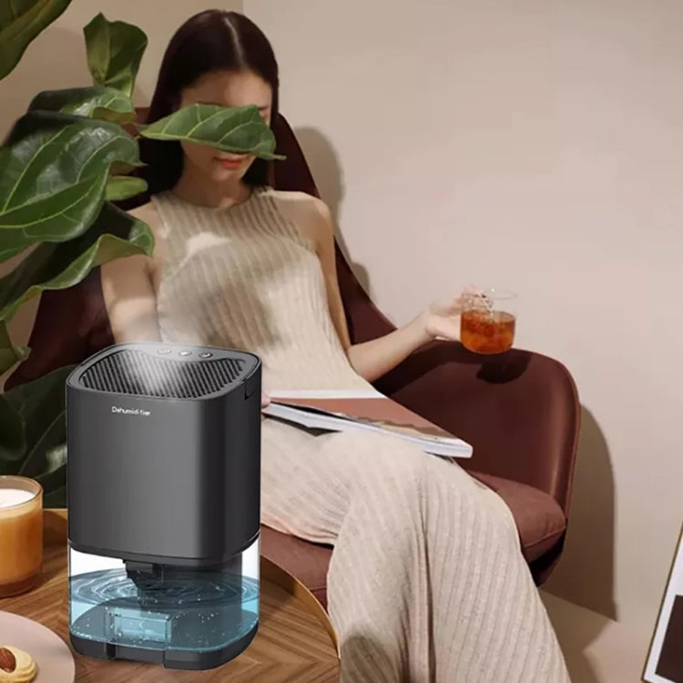 1L 36W Air Dehumidifier for Home Damp Drying Clothes with 7 colors Light EU Plug(White) - free shipping - PMC TechLife - Order now!