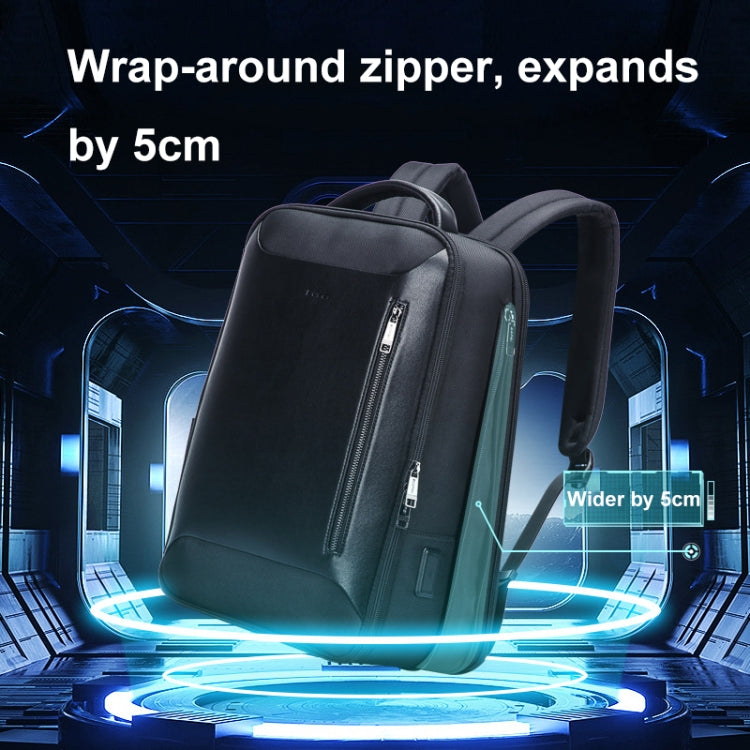 Bopai 61-19011 Large Capacity Waterproof Travel Laptop Backpack With USB+Type-C Port(Black) - free shipping - PMC Jewellery - Order now!