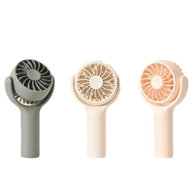 Mini Handheld Small Fan Rechargeable Mute Desktop Portable Fan(Khaki) - Electric Fans by PMC TechLife | Online Shopping South Africa | PMC TechLife | Buy Now Pay Later Mobicred