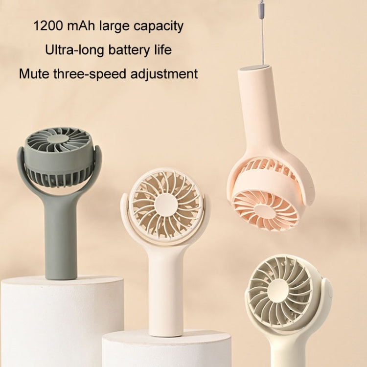 Mini Handheld Small Fan Rechargeable Mute Desktop Portable Fan(Green) - Electric Fans by PMC TechLife | Online Shopping South Africa | PMC TechLife | Buy Now Pay Later Mobicred