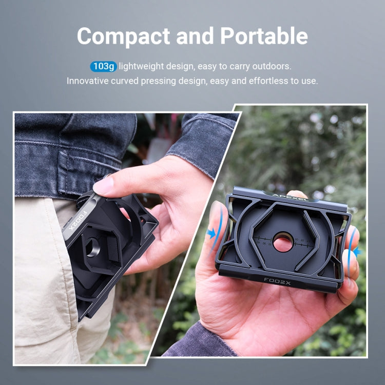 APEXEL F002X Universal Phone Adapter for Monoculars Binoculars Smartphone Holder Clip(Green) - free shipping - PMC Jewellery - Order now!