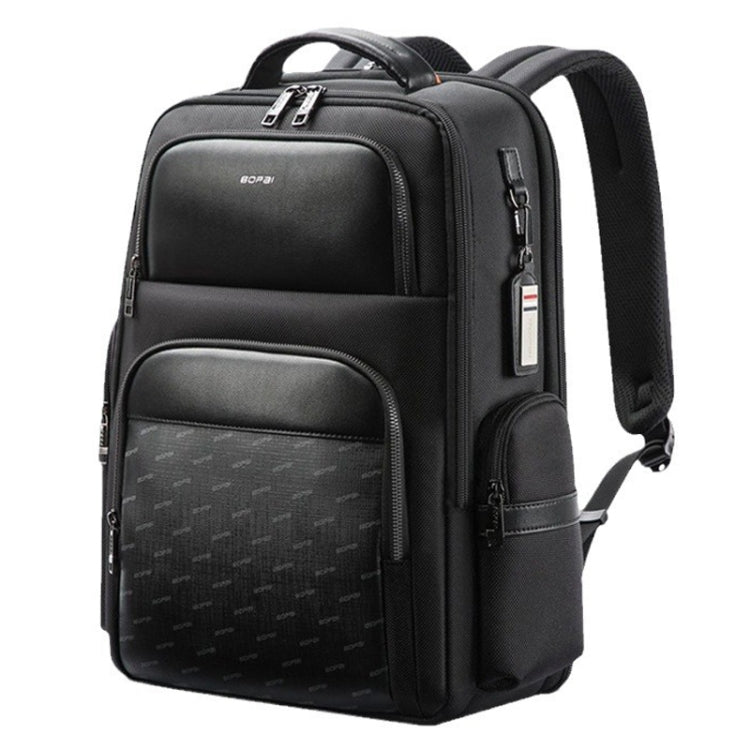 Bopai 61-91911 Large Capacity Business Waterproof Laptop Backpack With USB+Type-C Port(Black) - free shipping - PMC Jewellery - Order now!