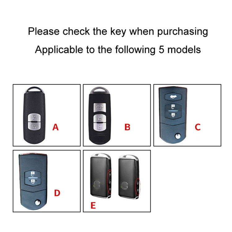 For Mazda Car Key Mover Multifunctional Keychain Anti-lost Number Plate(B) - Car Key Cases by PMC TechLife | Online Shopping South Africa | PMC TechLife | Buy Now Pay Later Mobicred