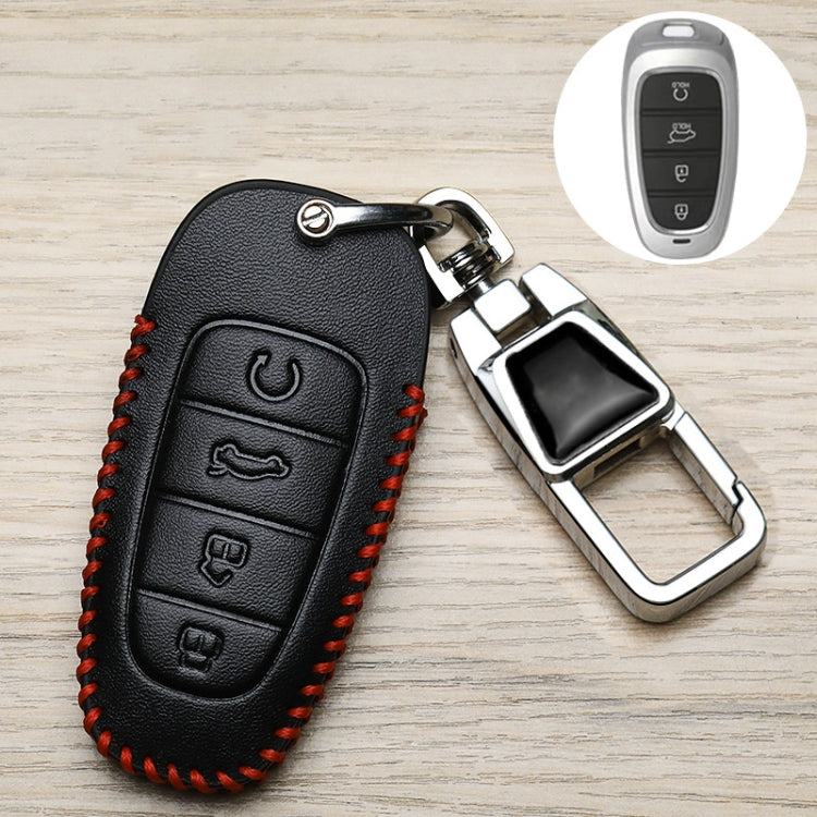 For Hyundai Car Key Cover Multifunctional Keychains Anti-lost Number Plates, Style: J4 - Car Key Cases by PMC TechLife | Online Shopping South Africa | PMC TechLife | Buy Now Pay Later Mobicred