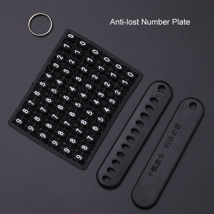 For Hyundai Car Key Cover Multifunctional Keychains Anti-lost Number Plates, Style: D - Car Key Cases by PMC TechLife | Online Shopping South Africa | PMC TechLife | Buy Now Pay Later Mobicred