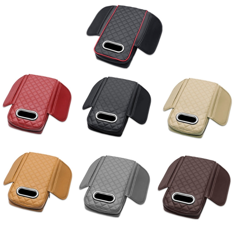 Car Armrest Box Booster Pad Widened Interior Tissue Box, Color: Volcanic Red - free shipping - PMC TechLife - Order now!