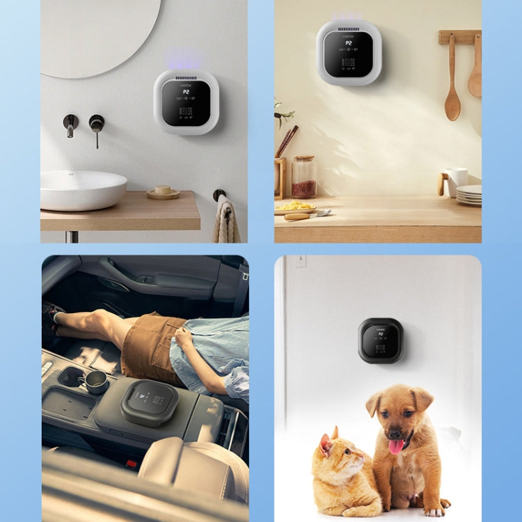 HOSK XT-01 UV Pet Air Purifier Household Deodorant Ozone Generator, Size: USB Plug(Black) - free shipping - PMC TechLife - Order now!