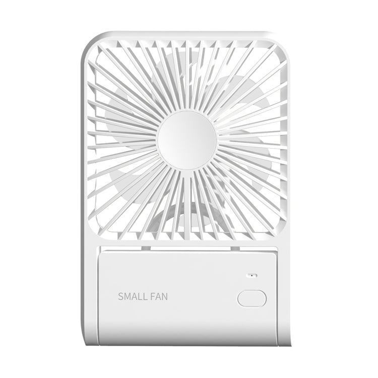 HX-123 USB Charging Wall-mounted Desktop Folding Thin and Light Small Fan(White) - Electric Fans by PMC TechLife | Online Shopping South Africa | PMC TechLife | Buy Now Pay Later Mobicred