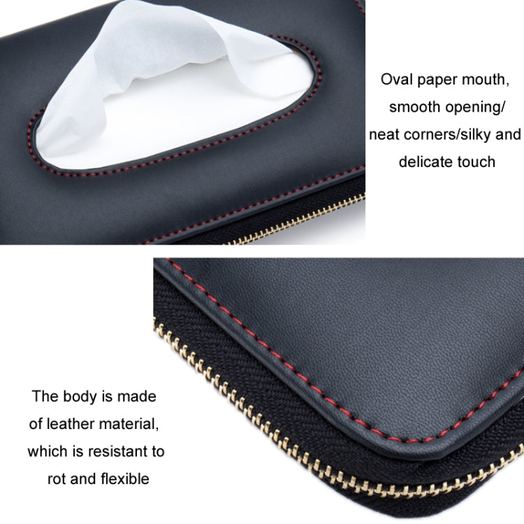 Car Sun Visor Skylight Hanging Tissue Box(H053 Beige) - Stowing Tidying by PMC TechLife | Online Shopping South Africa | PMC TechLife | Buy Now Pay Later Mobicred