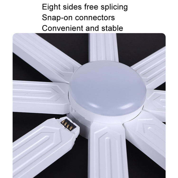 JSK-P30 9 Sections Smart WiFi Bluetooth Splicing Atmosphere Light Sound Control Constellation Light Support Amazon Alexa / Google Assistant / DuerOS US Plug(White) - Novelty Lighting by PMC TechLife | Online Shopping South Africa | PMC TechLife | Buy Now Pay Later Mobicred