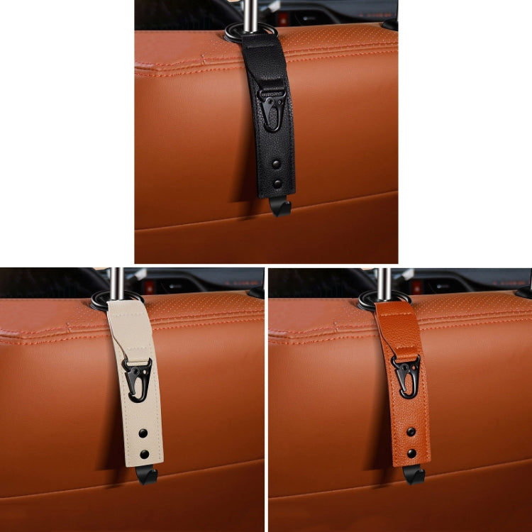 Car Seat Back Multifunctional Storage Metal Hook(Black) - Auto Fastener & Clips by PMC TechLife | Online Shopping South Africa | PMC TechLife | Buy Now Pay Later Mobicred