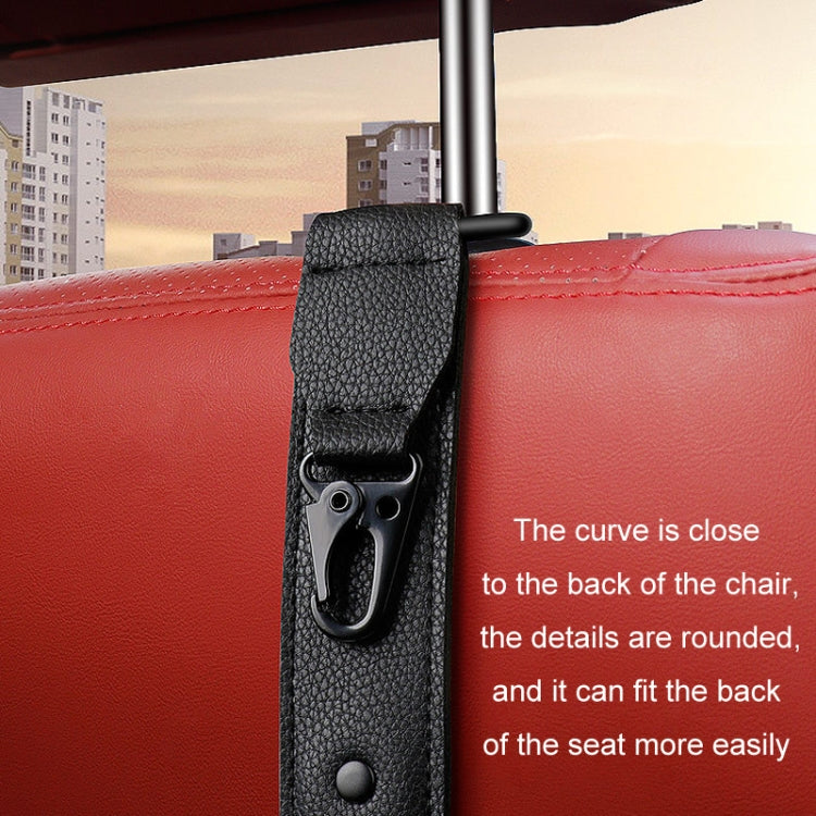 Car Seat Back Multifunctional Storage Metal Hook(Black) - Auto Fastener & Clips by PMC TechLife | Online Shopping South Africa | PMC TechLife | Buy Now Pay Later Mobicred