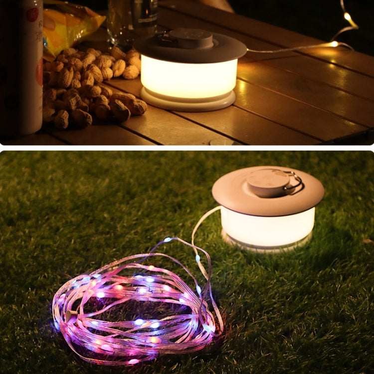 JSK-L20 Outdoor Camping Lamp LED Tent Atmosphere Light String(White) - Camping Lighting by PMc TechLife | Online Shopping South Africa | PMc TechLife | Buy Now Pay Later Mobicred