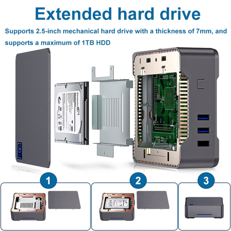 GK3Plus N100 16G+1TB EU Plug 12th Intel Alderlake Dual HDMI+VGA Triple Display 4K HD Pocket Mini PC - free shipping - PMc TechLife - Order now!