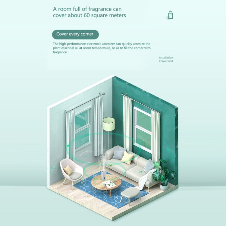 Household Humidifier Aroma Diffuser Automatic Fragrance Spray Machine(Black) - free shipping - PMC TechLife - Order now!