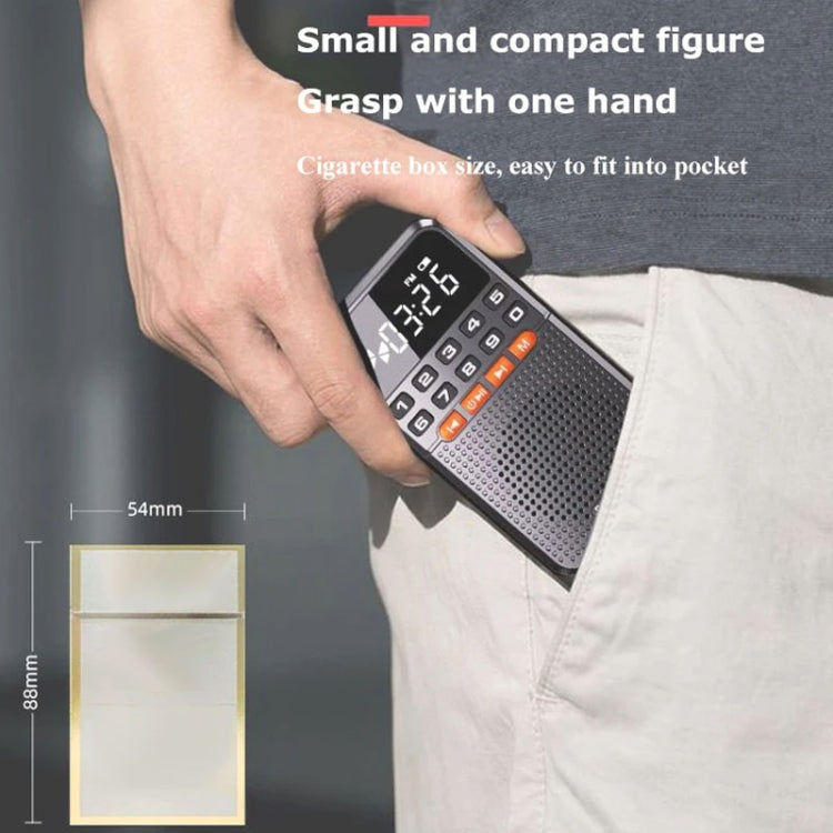 Rolton T1 Portable Radio Receiver Old People Singing Opera Player Mini Stereo Walkman(White) - Radio Player by Rolton | Online Shopping South Africa | PMC TechLife | Buy Now Pay Later Mobicred