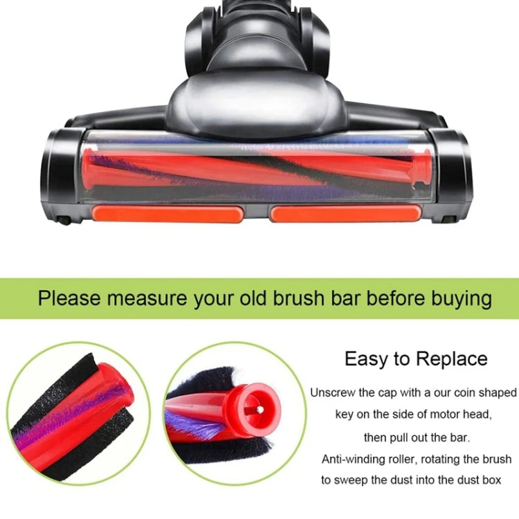 For Dyson V6 DC59 DC62 SV03 Vacuum Cleaner Brush Head Roller Bar, Spec: End Cap - free shipping - PMc TechLife - Order now!