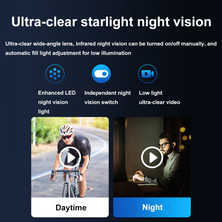 Mrobo D6 1080P Rotating Camera Night Vision Video Recorder With Back Clip, Size: 32GB(Black) - Recording Pen by Mrobo | Online Shopping South Africa | PMC TechLife | Buy Now Pay Later Mobicred