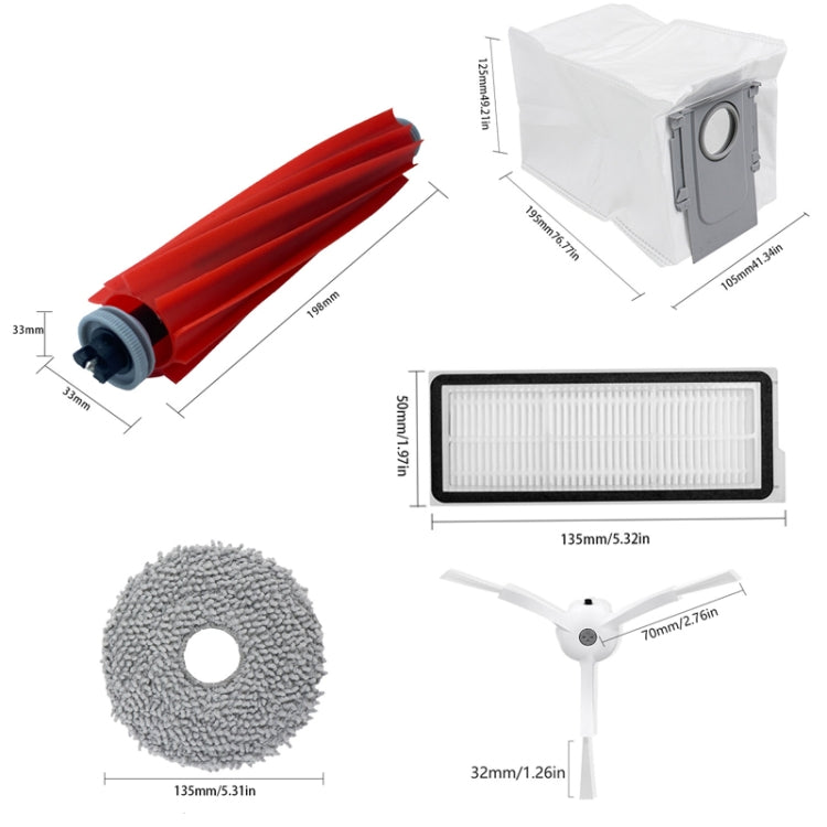 Dust Bag For Roborock Qrevo Pro / Qrevo MaxV Vacuum Robot Accessories - For Roborock Accessories by PMc TechLife | Online Shopping South Africa | PMc TechLife | Buy Now Pay Later Mobicred