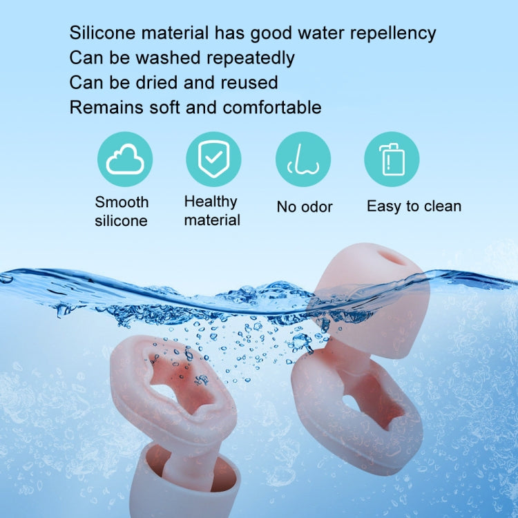 3pairs /Set Sleep Anti-noise Soundproof Earplugs Noise Reducing Swimming Silicone Earplugs(Pink) - free shipping - PMC TechLife - Order now!