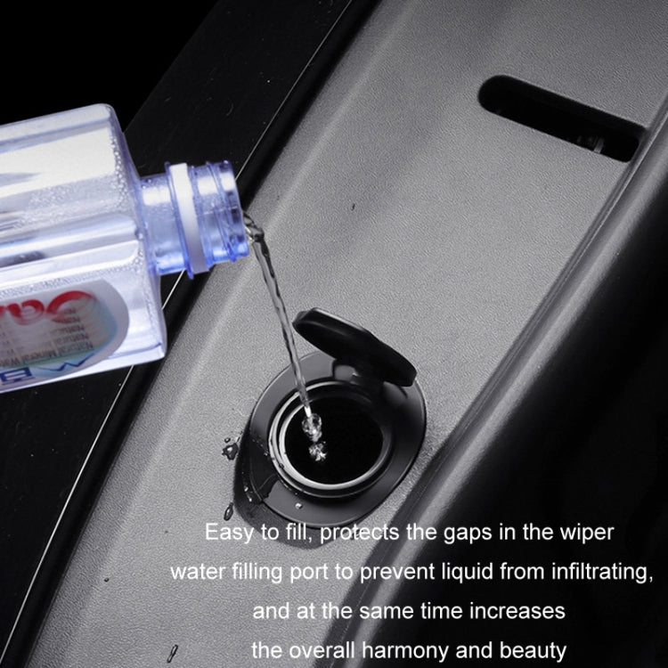 For 2024 Tesla Model 3 Wiper Filler Gap Plug(Black) - Windscreen Wipers by PMC TechLife | Online Shopping South Africa | PMC TechLife | Buy Now Pay Later Mobicred