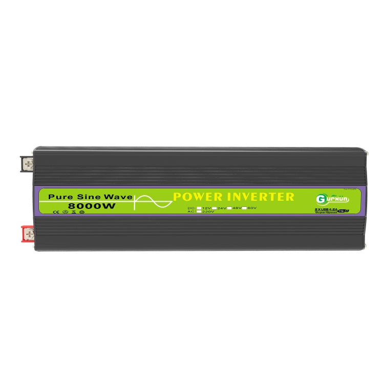 Gurxun 60V-220V 8000W Pure Sine Wave Inverter Car Single Digital Display Voltage Converter - free shipping - PMC TechLife - Order now!