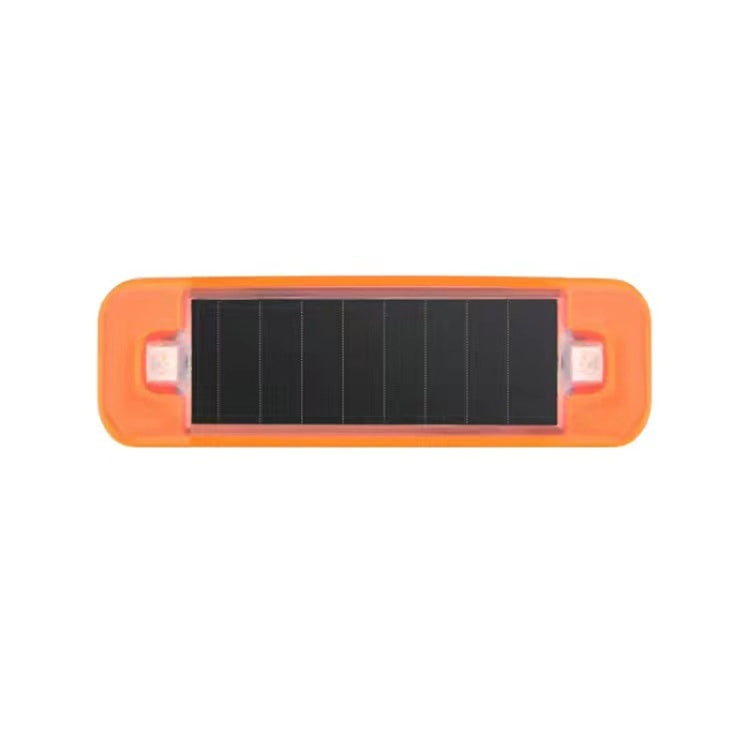 Solar Warning Light Anti-rear Collision LED Flashing Light(Symphony Vibration Sensor+Orange) - Warning Lights by PMC TechLife | Online Shopping South Africa | PMC TechLife | Buy Now Pay Later Mobicred