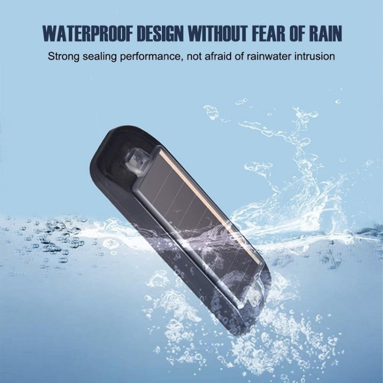 Solar Warning Light Anti-rear Collision LED Flashing Light(Symphony Vibration Sensor+Orange) - Warning Lights by PMC TechLife | Online Shopping South Africa | PMC TechLife | Buy Now Pay Later Mobicred