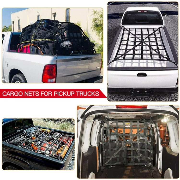 127x106cm Truck Bed Cargo Net Pickup Bed Netting Strap - Stowing Tidying by PMC TechLife | Online Shopping South Africa | PMC TechLife | Buy Now Pay Later Mobicred