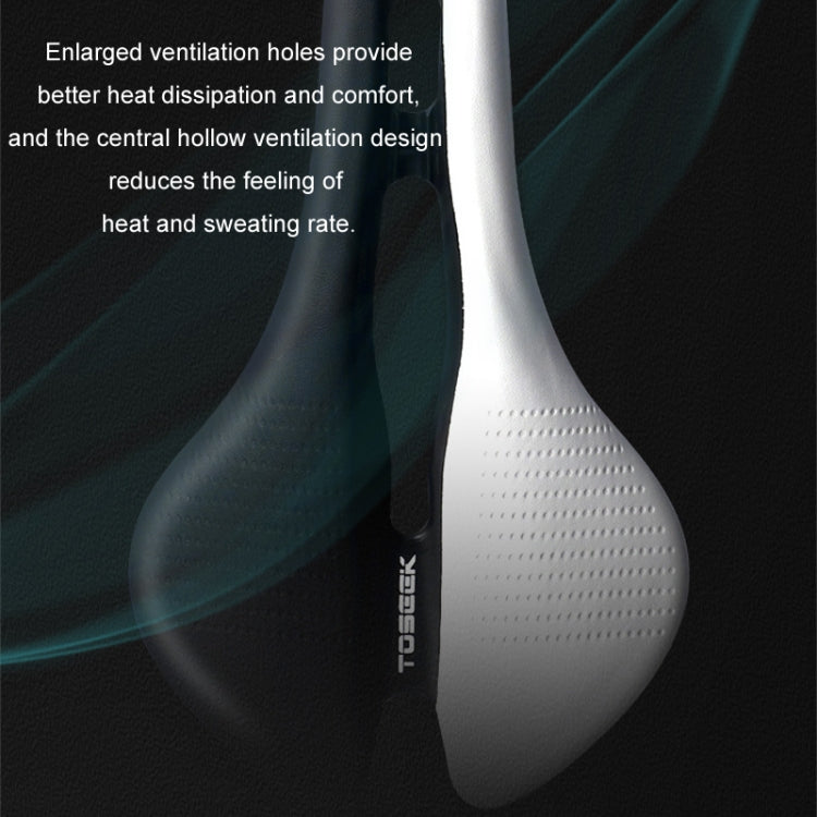 TOSEEK Mountain Bike Saddle Road Bicycle Seat Accessories, Color: Black Red - free shipping - PMC TechLife - Order now!